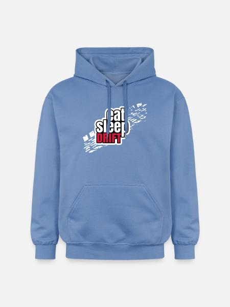 Eat Sleep Drift - Gildan Unisex Softstyle® Midweight Hoodie - carolina blue