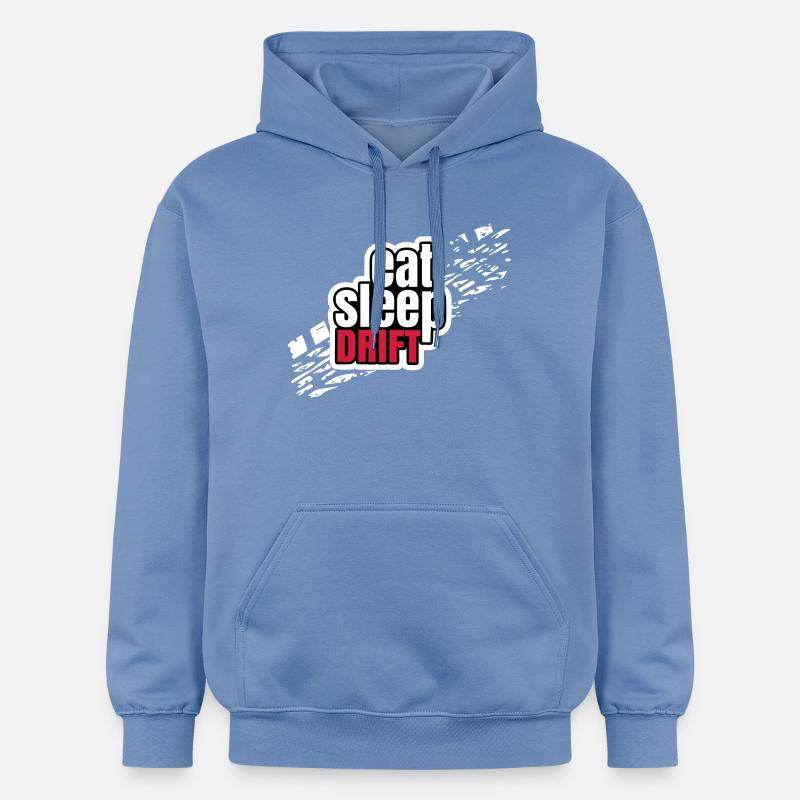 Manger la dérive du sommeil - Sweat à capuche Softstyle® Gildan Unisexe - carolina blue