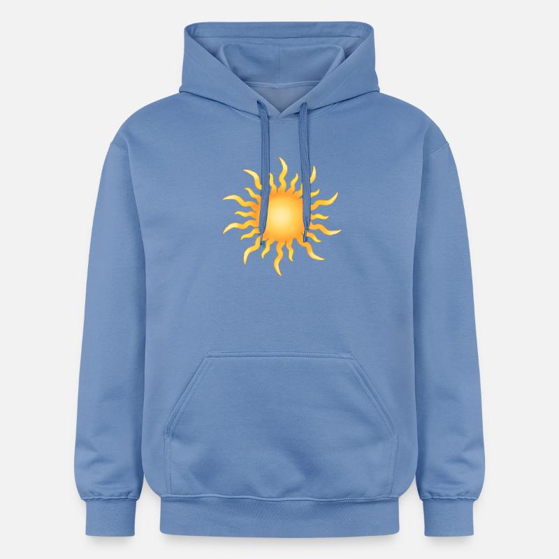 soleil - Sweat à capuche Softstyle® Gildan Unisexe - carolina blue