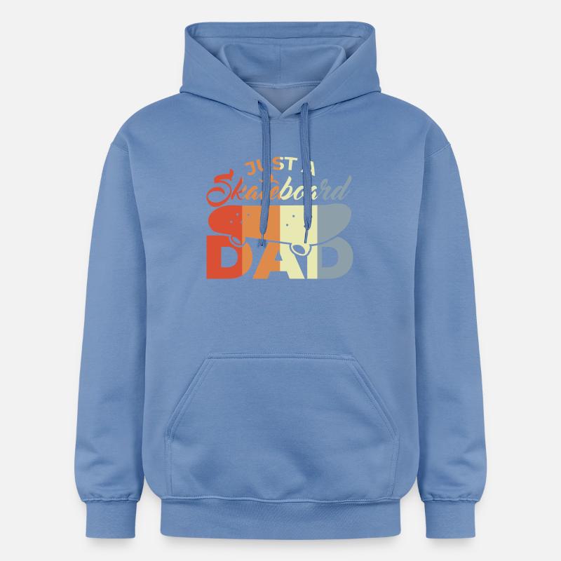 Papa skateboard - Sweat à capuche Softstyle® Gildan Unisexe - carolina blue