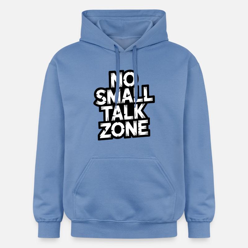 Pas de zone de bavardage - Sweat à capuche Softstyle® Gildan Unisexe - carolina blue