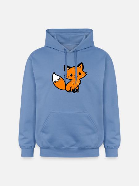 Fuchs Niedlich Comic - Gildan Unisex Softstyle® Midweight Hoodie - Carolina Blue