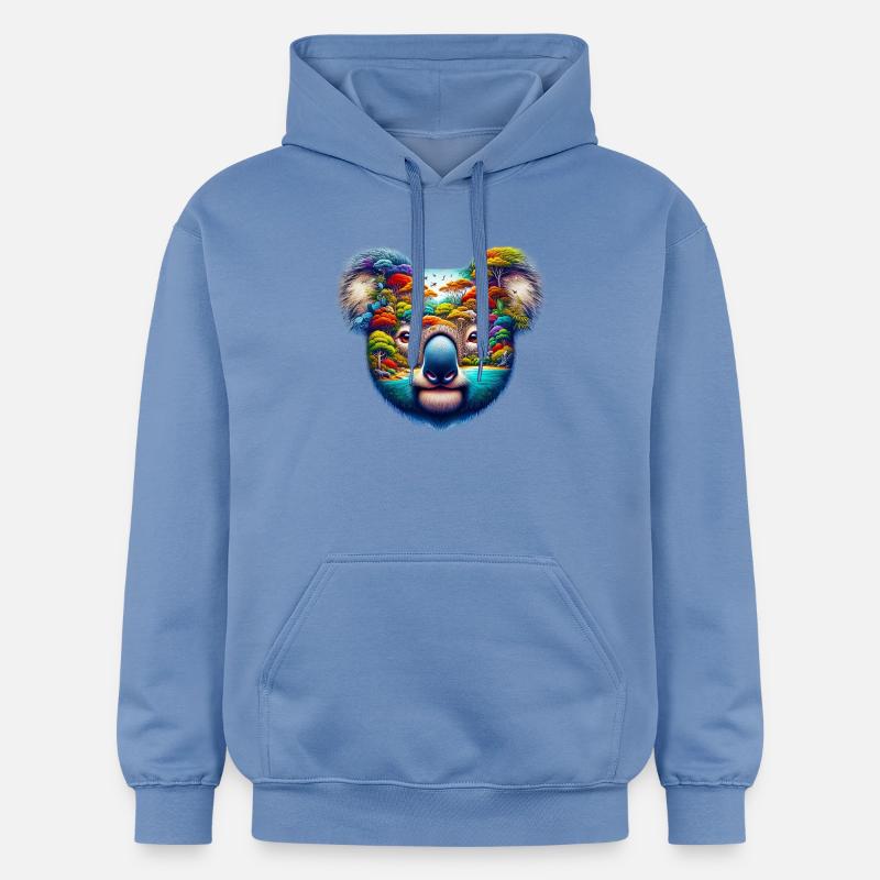 Koala - Sweat à capuche Softstyle® Gildan Unisexe - carolina blue