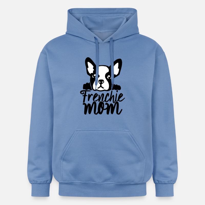 Frenchie maman de bouledogue français - Sweat à capuche Softstyle® Gildan Unisexe - carolina blue