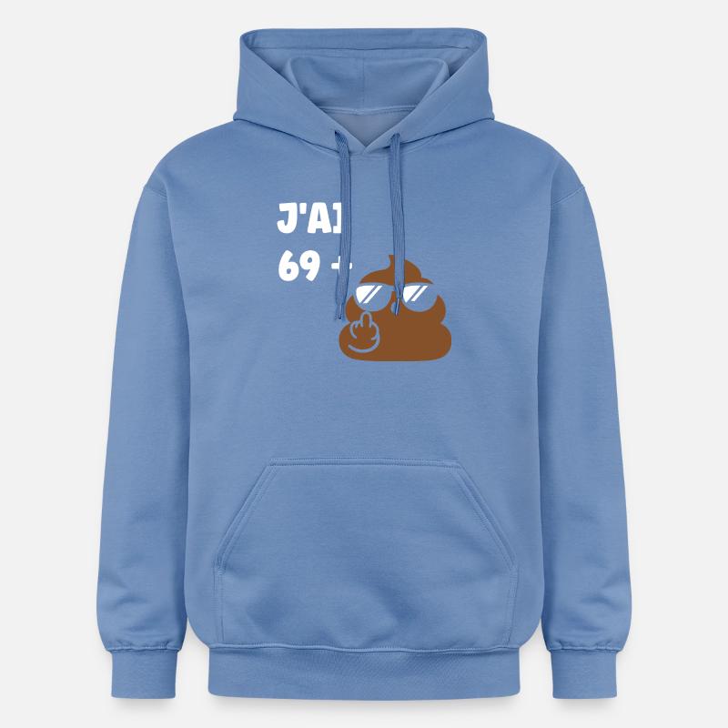 69 plus 1 - Sweat à capuche Softstyle® Gildan Unisexe - carolina blue
