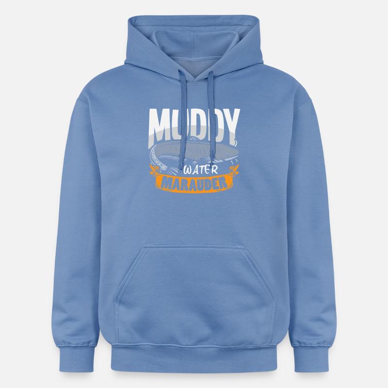 Poisson-chat pêcheur poisson-chat pêchent le poisson-chat - Sweat à capuche Softstyle® Gildan Unisexe - carolina blue