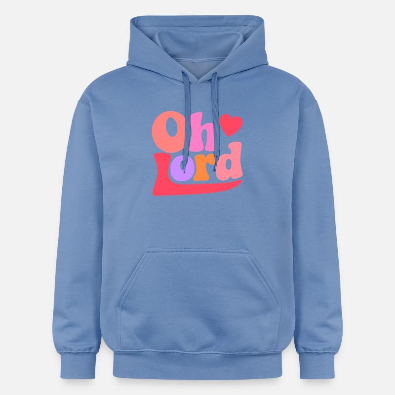 Oh Lord - Gildan Unisex Softstyle® Midweight Hoodie - carolina blue