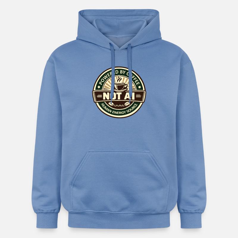 Alimenté par le café - Sweat à capuche Softstyle® Gildan Unisexe - carolina blue