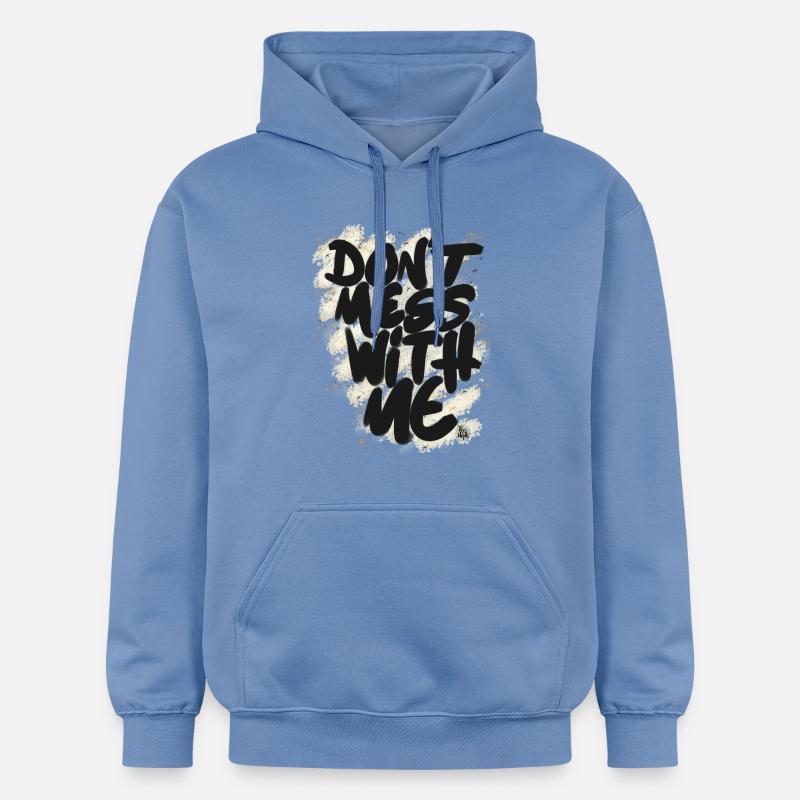 Don't mess with me - Sweat à capuche Softstyle® Gildan Unisexe - carolina blue