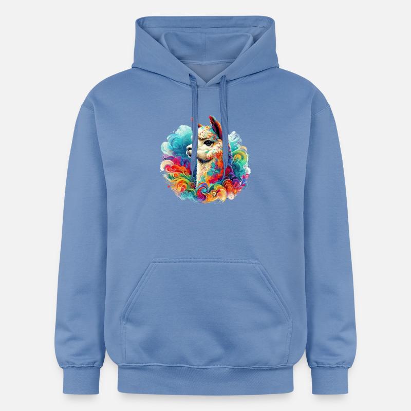 Alpaga - Sweat à capuche Softstyle® Gildan Unisexe - carolina blue