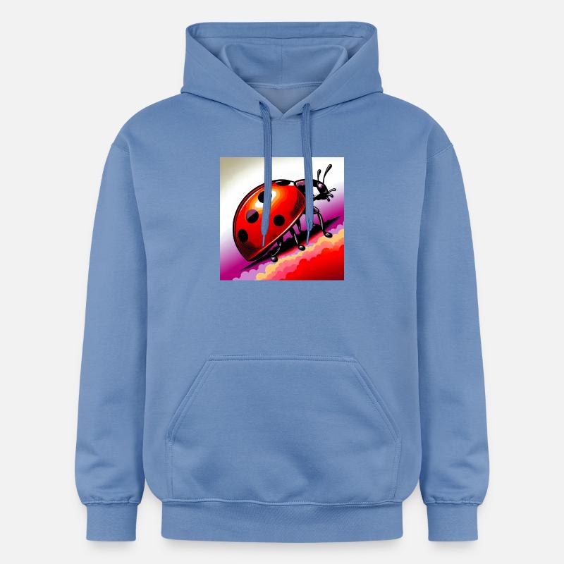 coccinelle - Sweat à capuche Softstyle® Gildan Unisexe - carolina blue