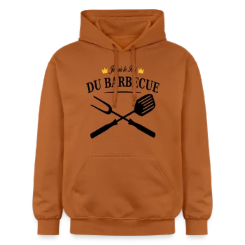 Sweat à capuche Softstyle® Gildan Unisexe avec motif Le Roi Incontesté du Barbecue