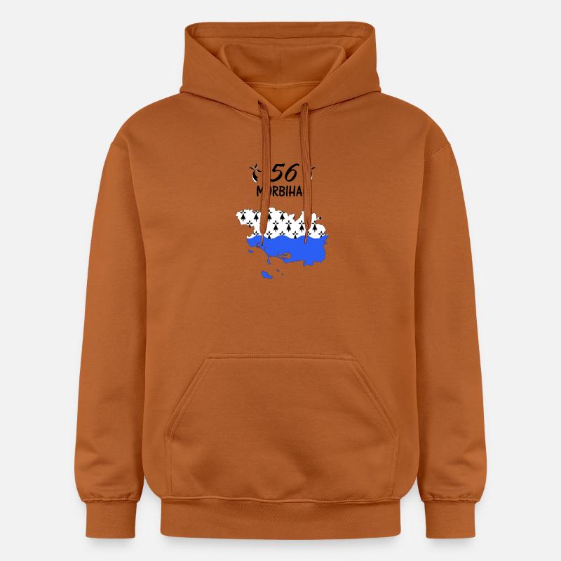 Morbihan - Sweat à capuche Softstyle® Gildan Unisexe - Athletic Orange