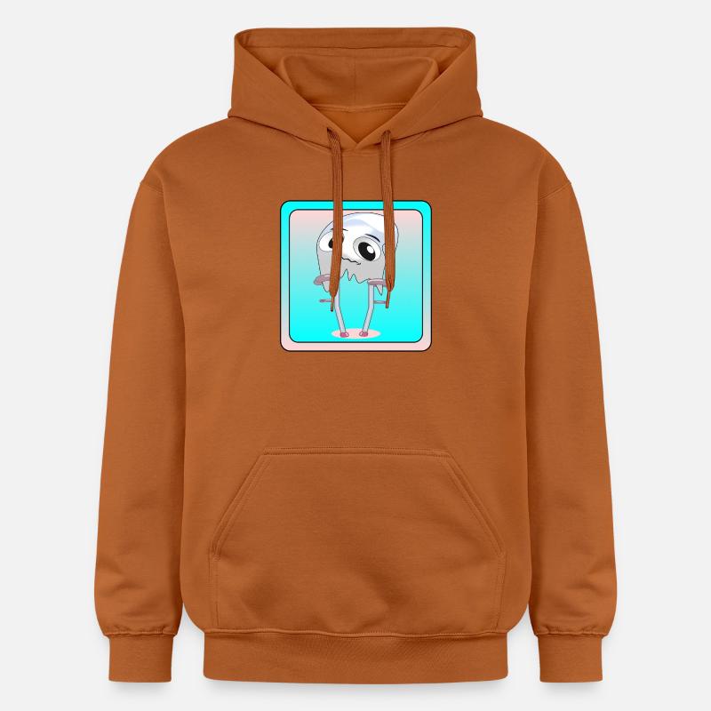 ESPRITS AVEC BÉQUILLES - MARCHEUR - GUÉRISON - Sweat à capuche Softstyle® Gildan Unisexe - Athletic Orange