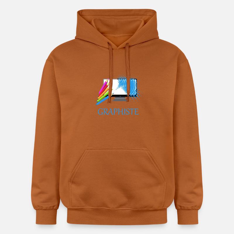Graphiste - Sweat à capuche Softstyle® Gildan Unisexe - Athletic Orange
