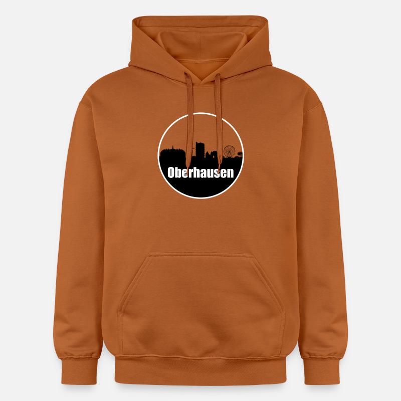 Oberhasuen Transparency Skyline - Sweat à capuche Softstyle® Gildan Unisexe - Athletic Orange