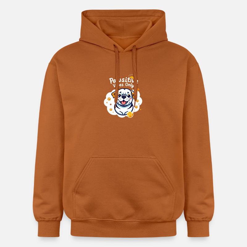 Pawsitive Vibes Only - Sweat à capuche Softstyle® Gildan Unisexe - Athletic Orange