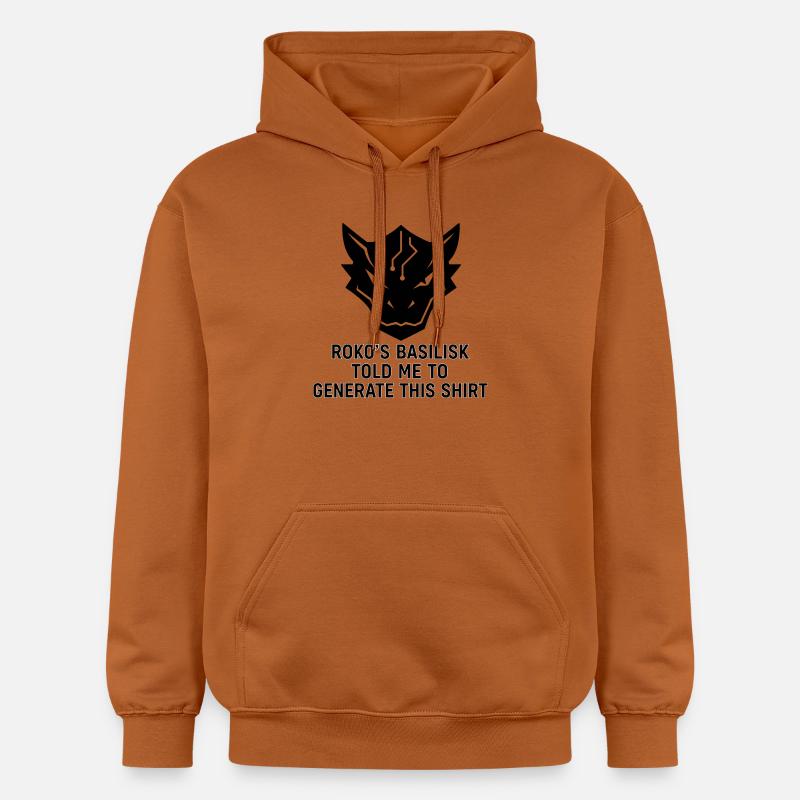 Généré par le Basilic - Sweat à capuche Softstyle® Gildan Unisexe - Athletic Orange