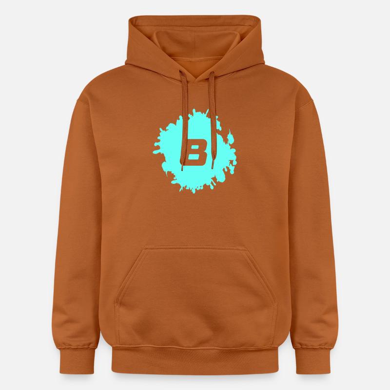 Conception de huit éclaboussures de néon - Sweat à capuche Softstyle® Gildan Unisexe - Athletic Orange