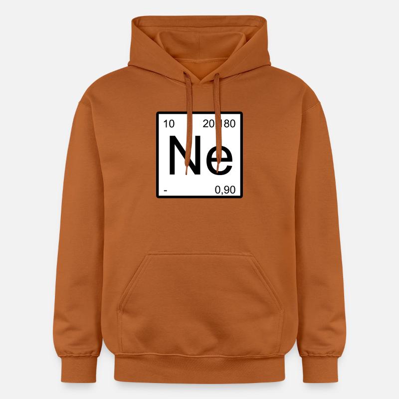 Typographie d’éléments néon - Sweat à capuche Softstyle® Gildan Unisexe - Athletic Orange
