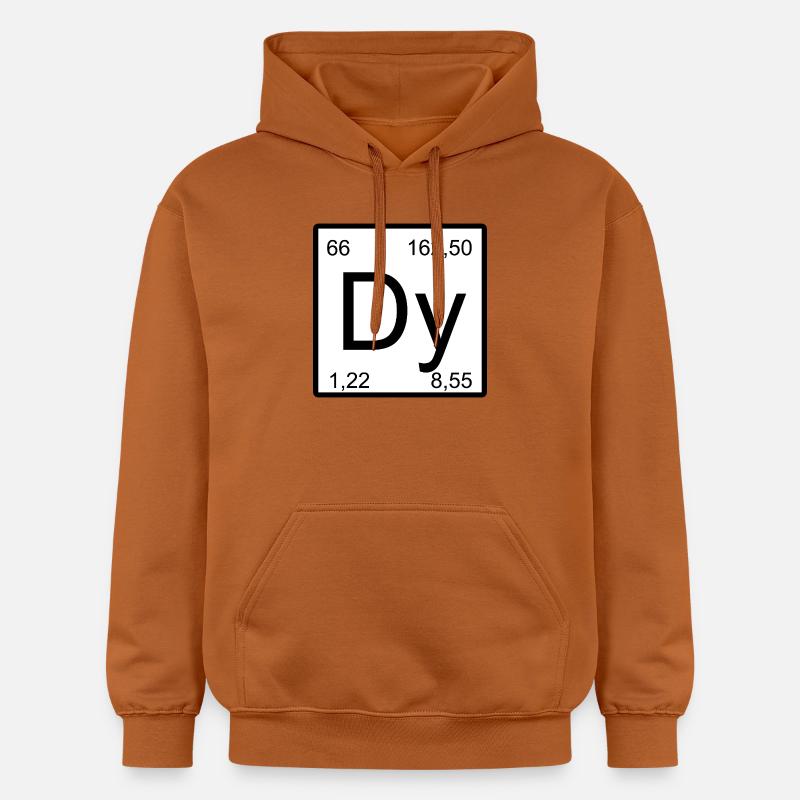 Conception de glyphes élémentaires Dy-Dysprosium - Sweat à capuche Softstyle® Gildan Unisexe - Athletic Orange