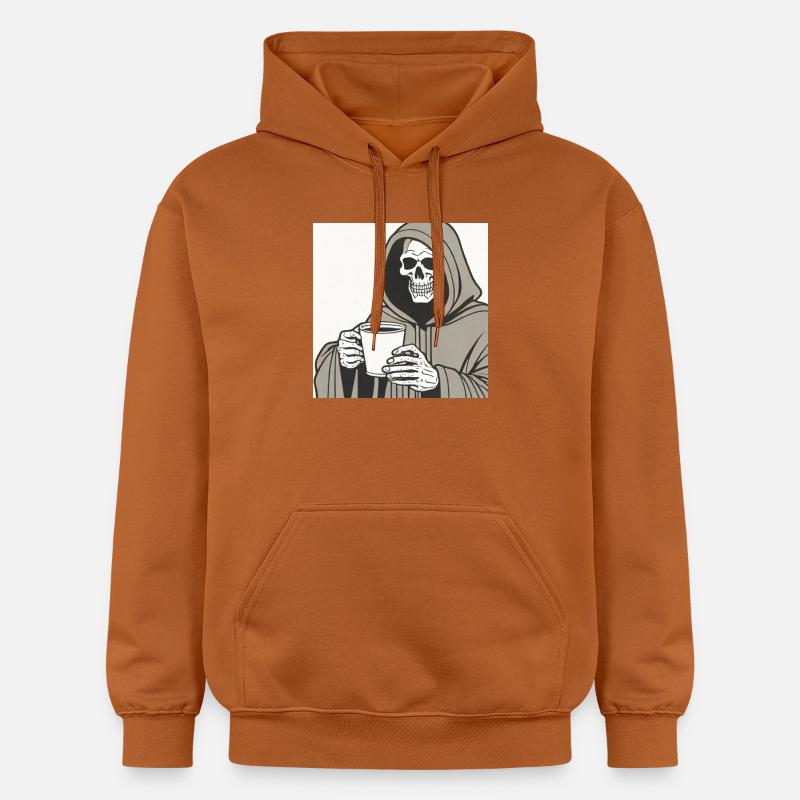 Grim Reaper Hooded Skeleton Cup - Sweat à capuche Softstyle® Gildan Unisexe - Athletic Orange