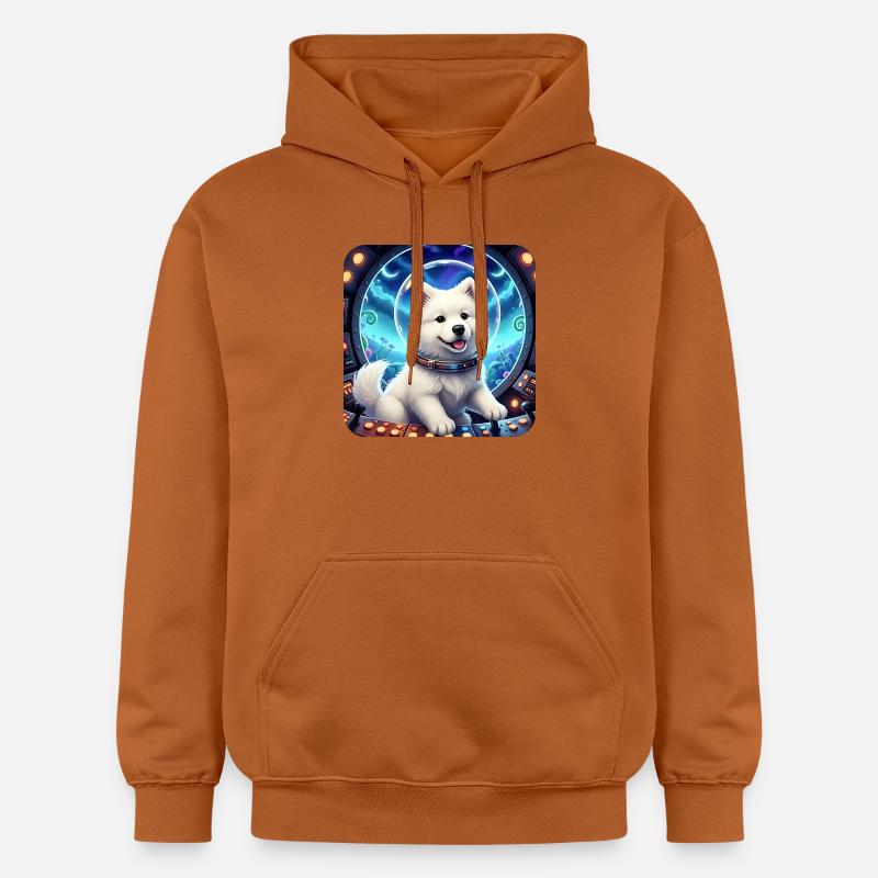 Petit cosmique dans la bulle spatiale - Sweat à capuche Softstyle® Gildan Unisexe - Athletic Orange