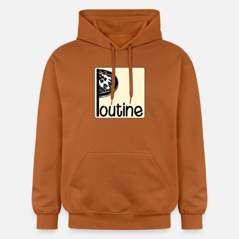 Poutine canadienne - Sweat à capuche Softstyle® Gildan Unisexe - Athletic Orange