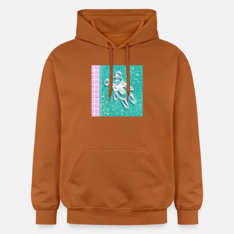 Ourson Bulle Propre - Sweat à capuche Softstyle® Gildan Unisexe - Athletic Orange