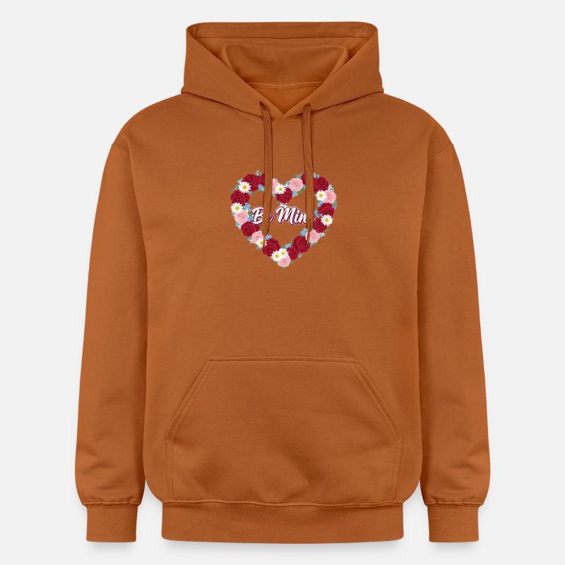 Coeur de Roses Be Mine - Sweat à capuche Softstyle® Gildan Unisexe - Athletic Orange
