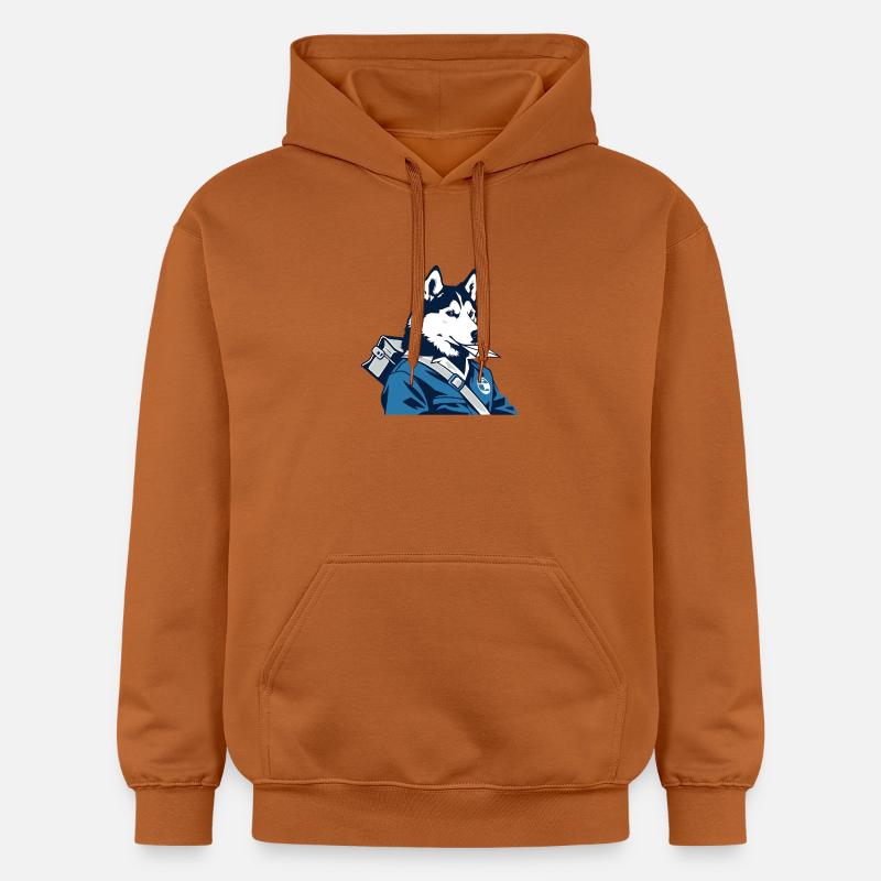 Tenue bleue Husky Postman - Sweat à capuche Softstyle® Gildan Unisexe - Athletic Orange