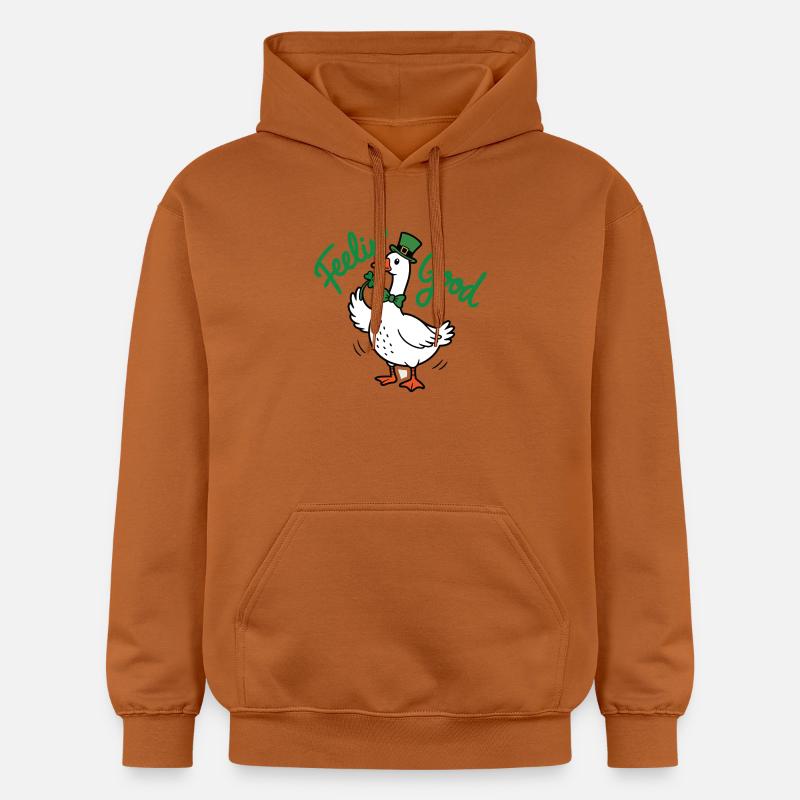 Duck Leprechaun qui se sent bien - Sweat à capuche Softstyle® Gildan Unisexe - Athletic Orange