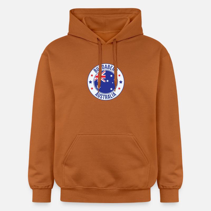 Emblème du drapeau de Bundaberg Australie - Sweat à capuche Softstyle® Gildan Unisexe - Athletic Orange