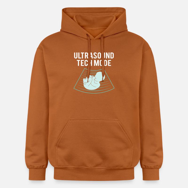 Technicien ultrasonique Technicien ultrasonore - Sweat à capuche Softstyle® Gildan Unisexe - Athletic Orange