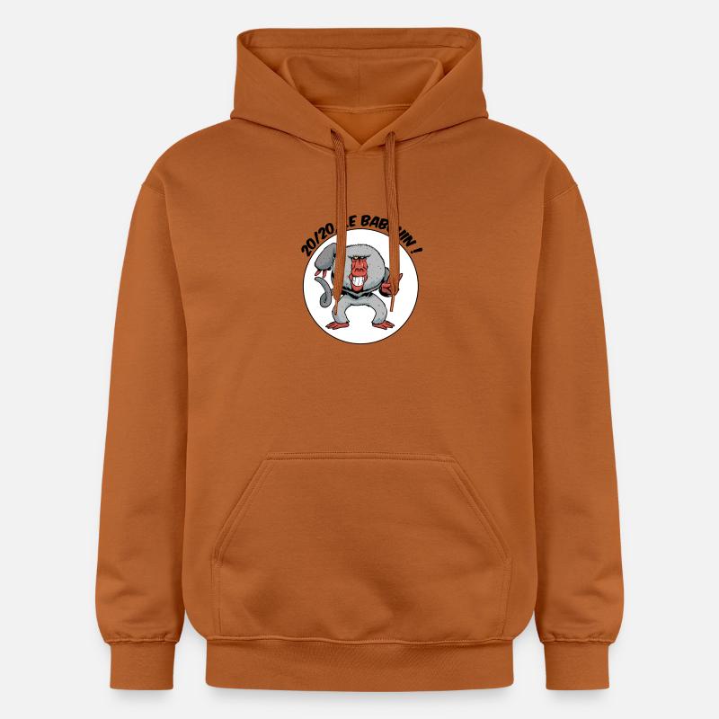 20/20, le babouin ! - Sweat à capuche Softstyle® Gildan Unisexe - Athletic Orange