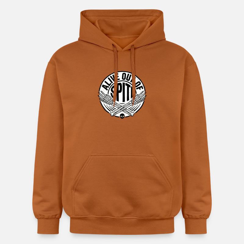 Survie malgré le logo en os - Sweat à capuche Softstyle® Gildan Unisexe - Athletic Orange