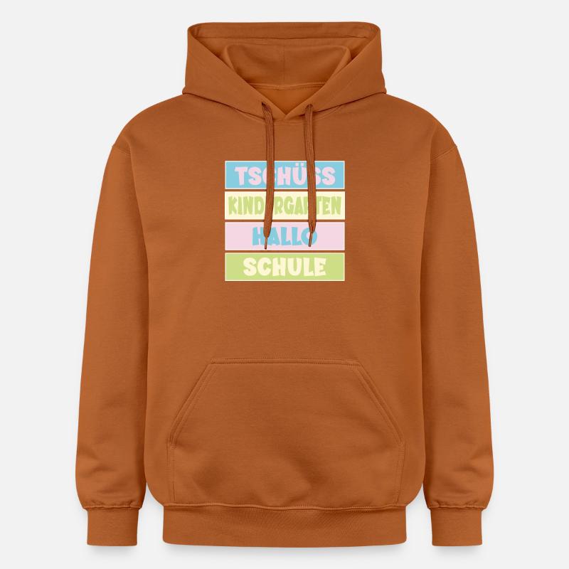 Abschied Kindergarten Einschulung - Gildan Unisex Softstyle® Midweight Hoodie - Athletic Orange