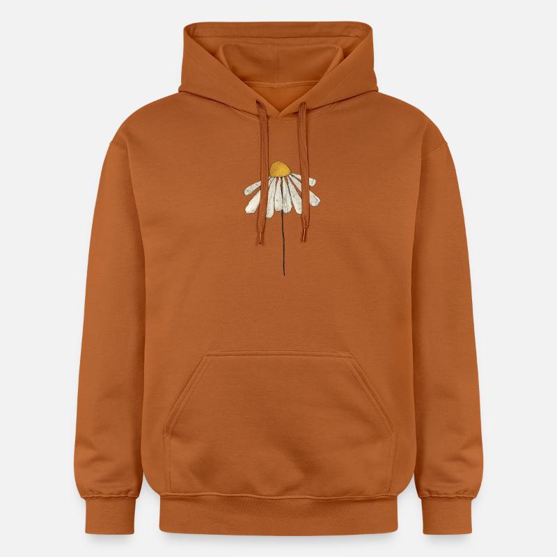 Daisy Minimal Illustration - Sweat à capuche Softstyle® Gildan Unisexe - Athletic Orange