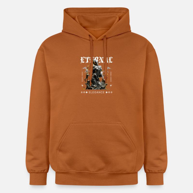 Déesse gothique de l’élégance éternelle - Sweat à capuche Softstyle® Gildan Unisexe - Athletic Orange