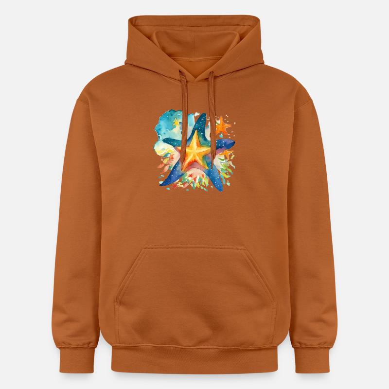 Étoile de mer - Sweat à capuche Softstyle® Gildan Unisexe - Athletic Orange