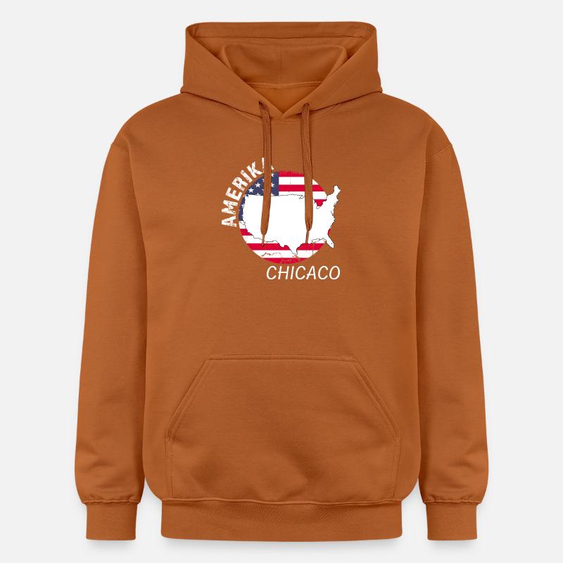 Chicaco - Sweat à capuche Softstyle® Gildan Unisexe - Athletic Orange