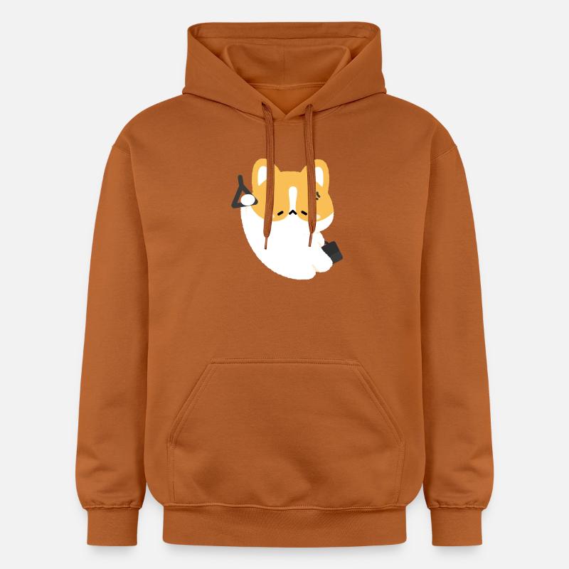 Trajet Corgi fatigué - Sweat à capuche Softstyle® Gildan Unisexe - Athletic Orange