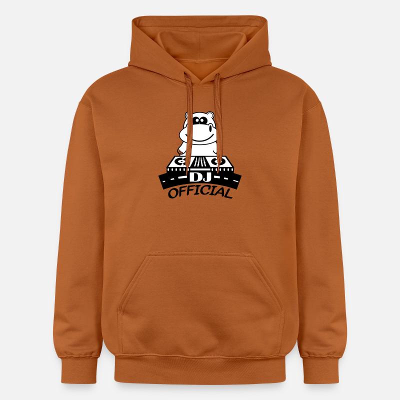 hippo_dj_design2 - Sweat à capuche Softstyle® Gildan Unisexe - Athletic Orange