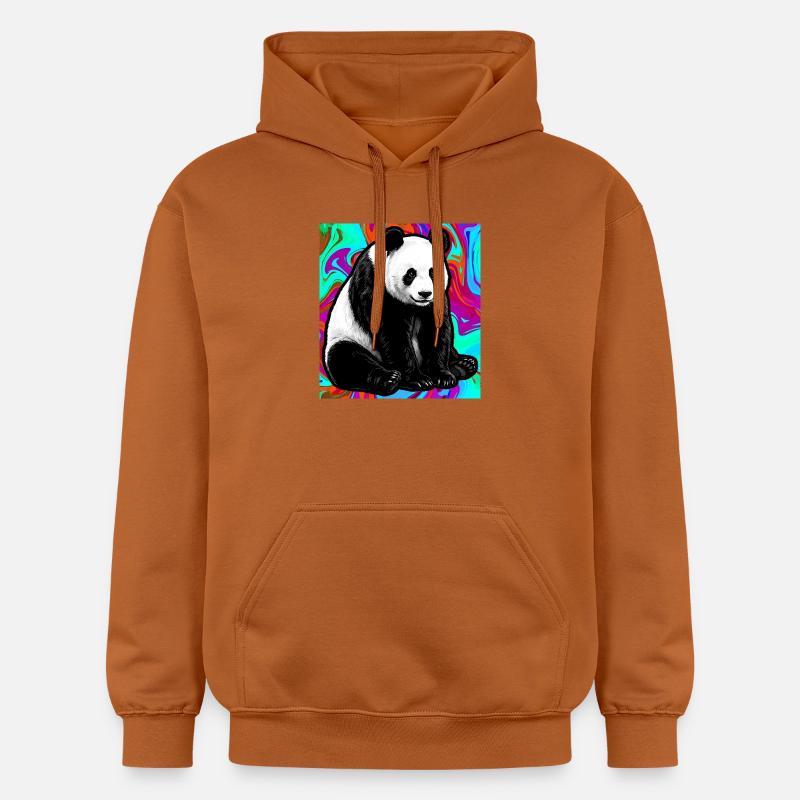 panda - Sweat à capuche Softstyle® Gildan Unisexe - Athletic Orange