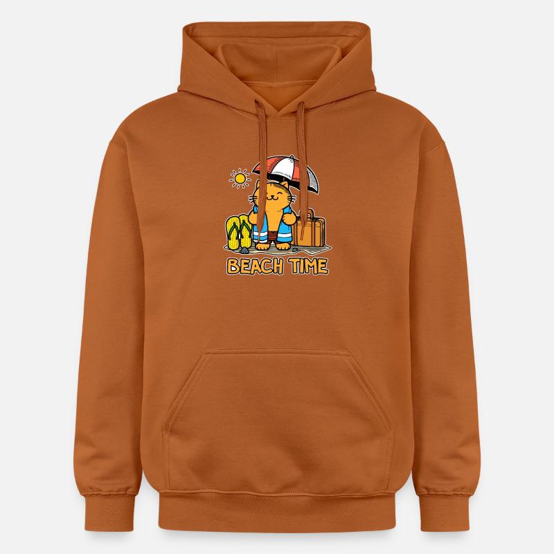 Temps de plage 1 - Sweat à capuche Softstyle® Gildan Unisexe - Athletic Orange
