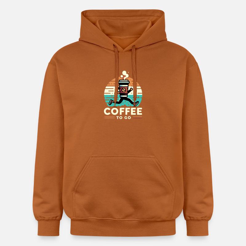Café à emporter - Sweat à capuche Softstyle® Gildan Unisexe - Athletic Orange