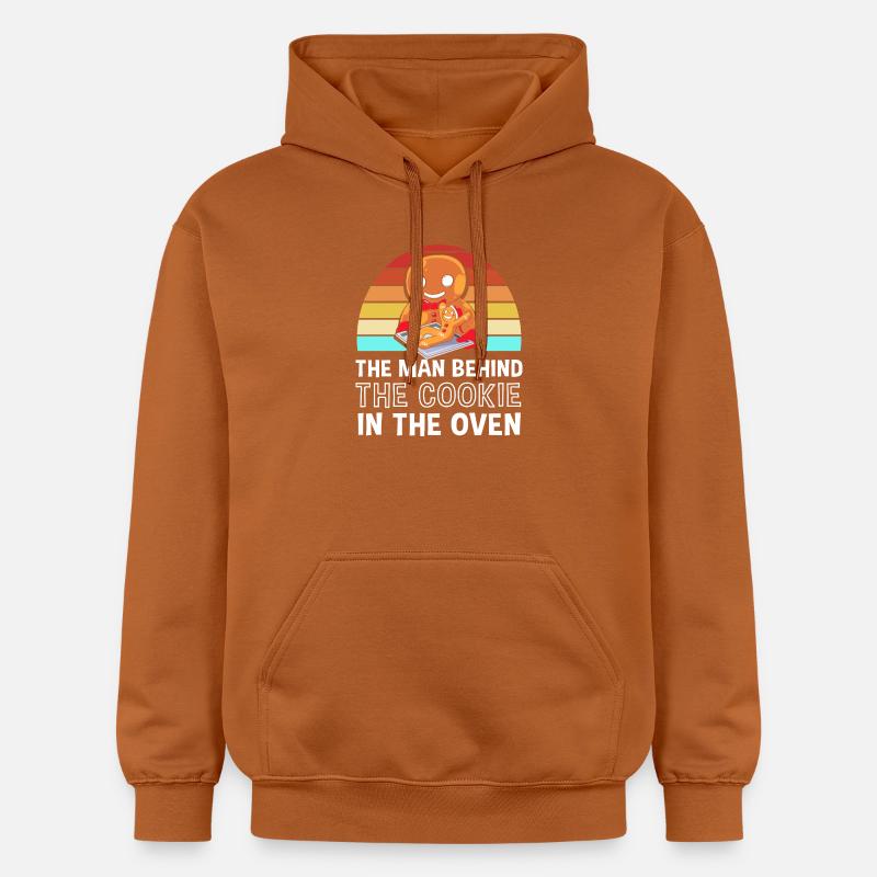 Werdender Papa werdende Väter - Gildan Unisex Softstyle® Midweight Hoodie - Athletic Orange