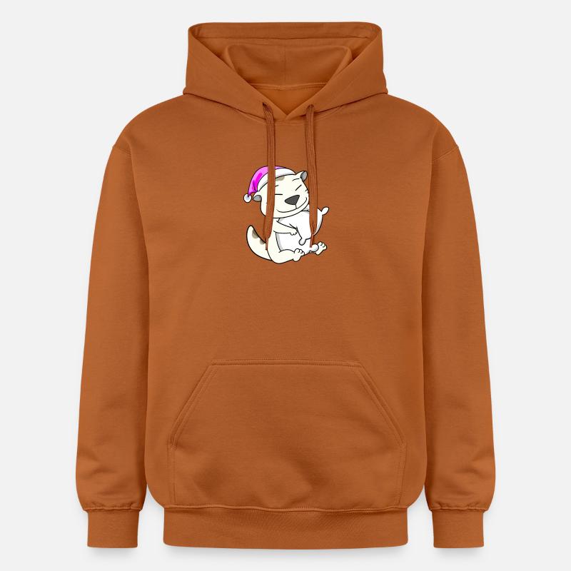 Cat cat breed Devon Rex - Gildan Unisex Softstyle® Midweight Hoodie - Athletic Orange