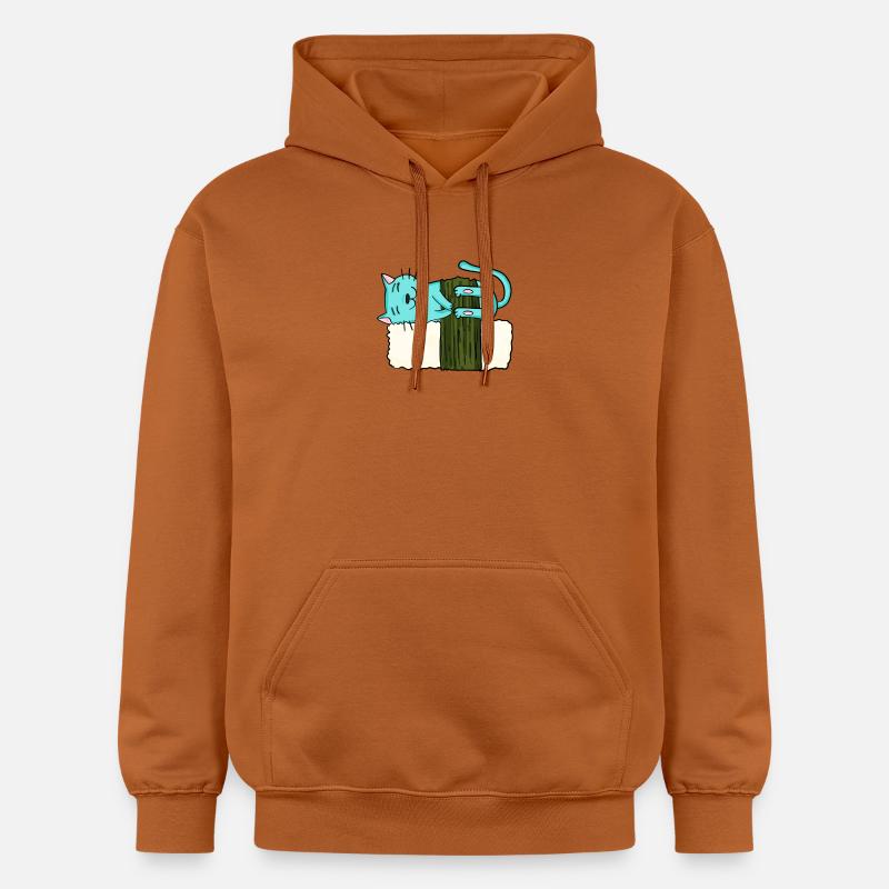 Sushi Chat - Sweat à capuche Softstyle® Gildan Unisexe - Athletic Orange