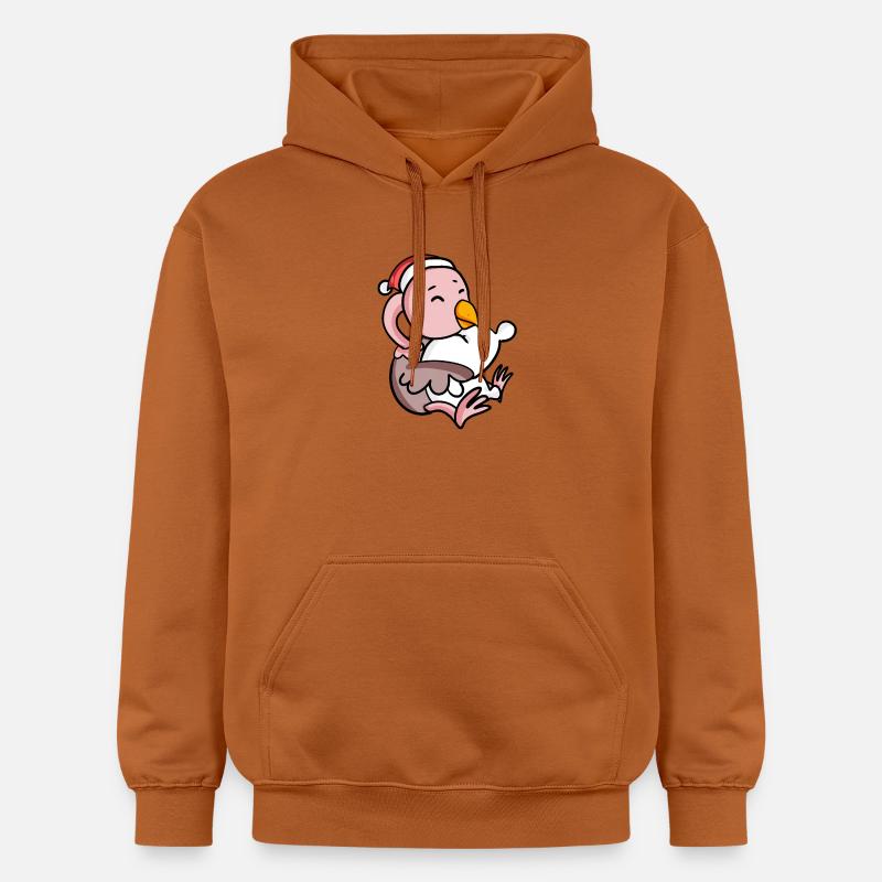 Bouquet Mignon Fatigué Noël - Sweat à capuche Softstyle® Gildan Unisexe - Athletic Orange